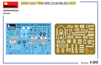 Сборная модель STEYER Rso/01 Tank Truck Military Cingolato With Trailer 1945