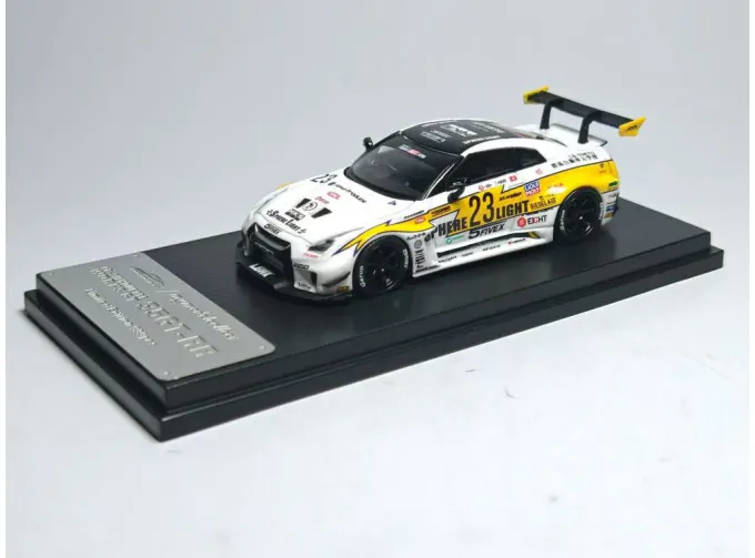 NISSAN LB GTR GT Flash Ver. 1, white/yellow