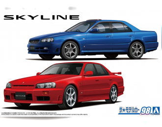 Сборная модель NISSAN ER34 SKYLINE 25GT-X TURBO '98 / 25GT TURBO '01