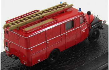 HANOMAG Lf8 Al 28 Truck Werksfeuerwehr Toging Fire Engine (1958), Red Black