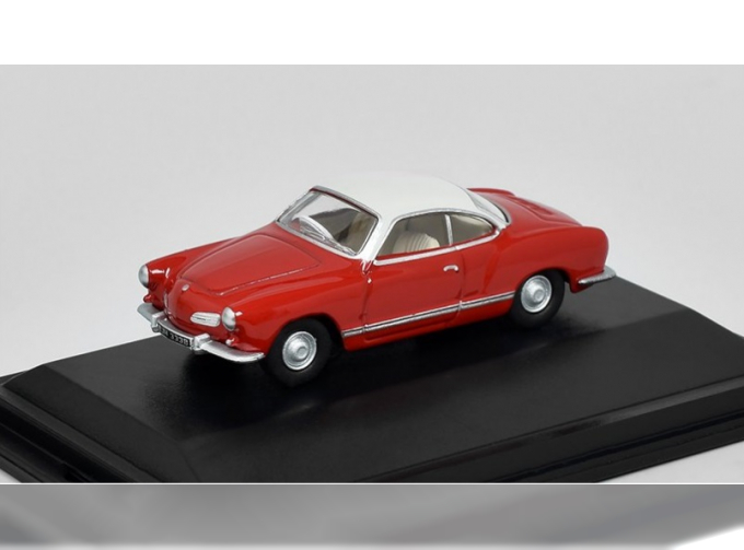 VOLKSWAGEN Karmann Ghia Coupe (1964), red/white