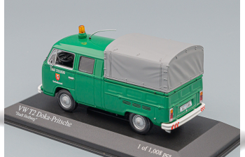 VOLKSWAGEN T2 Doka-Pritsche (1972) "Stadt Stolberg", green