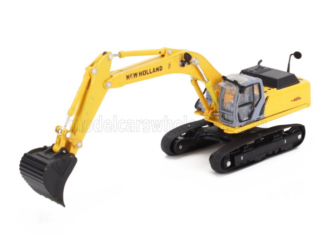 NEW HOLLAND E485b Escavatore Cingolato Tractor Excavator, Yellow Black Grey