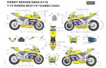 Декаль Honda RC211V"CAMEL" 2003