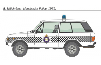 Сборная модель LAND ROVER Range Rover Police 1980