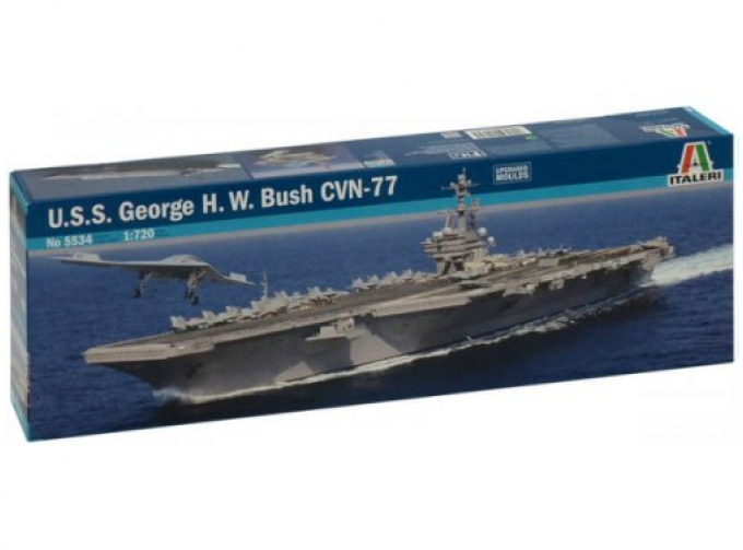 Сборная модель корабль U.S.S. George H.W.Bush CVN 77