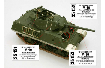 Us Tank Destroyer M-10 vol.1 Basic set