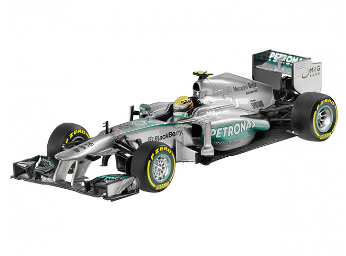 MERCEDES-BENZ AMG Petronas Льюис Хэмилтон Formula One (2013), silver