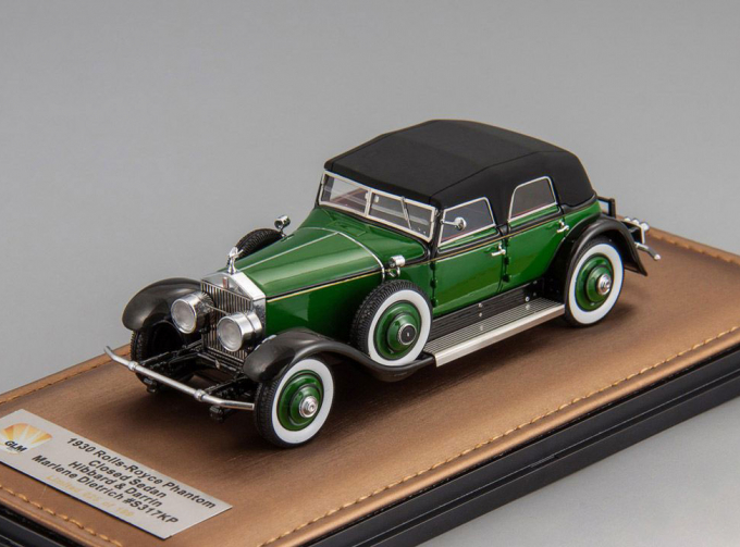 ROLLS ROYCE Springfield Phantom I Marlene Dietrich Hibbard & Darrin Cabriolet (закрытый) 1930 Green