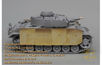 7,5-см ствол KwK L/24 для Pz.Kpfw.III Ausf.N, Pz.Kpfw.IV Ausf. A, C, D, E, F1, StuG III Ausf. A, B, C, D, E Sd.Kfz.233, Sd.Kfz.234/3, Sd.Kfz. 25