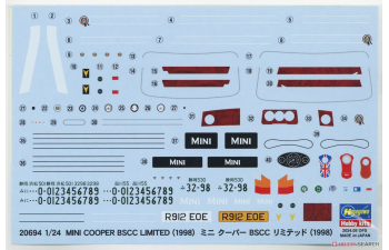 Сборная модель MINI Cooper BSCC Limited (1998) (Limited Edition)