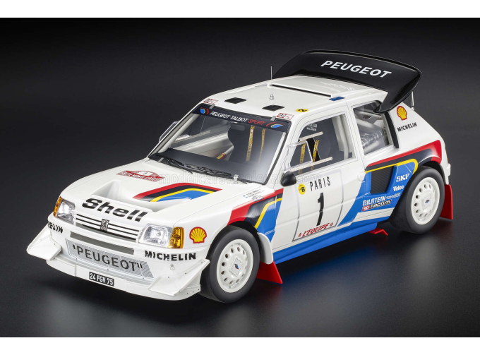 PEUGEOT 205 Turbo 16 Evo2 №1 2nd Rally Monte Carlo (1986) Timo Salonen - Seppo Harjane