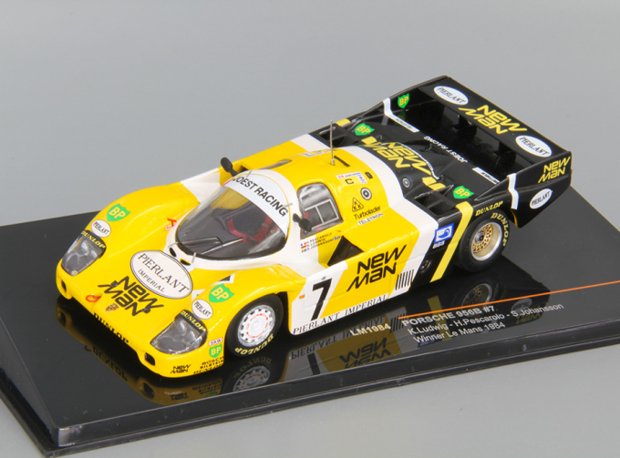 PORSCHE 956B #7 Ludwig / Pescarolo / Johansson Winner 24h Le Mans (1984), yellow / black