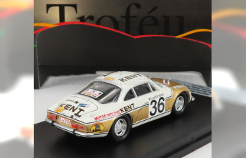 RENAULT Alpine A110 №36 Rally Ypres (1972) F.vandecaveye - W.plas, White Gold