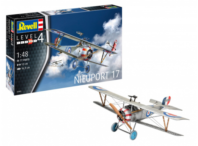 Сборная модель Французский истребитель Nieuport 17