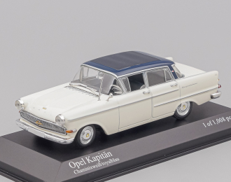OPEL Kapitan 1959, white / blue