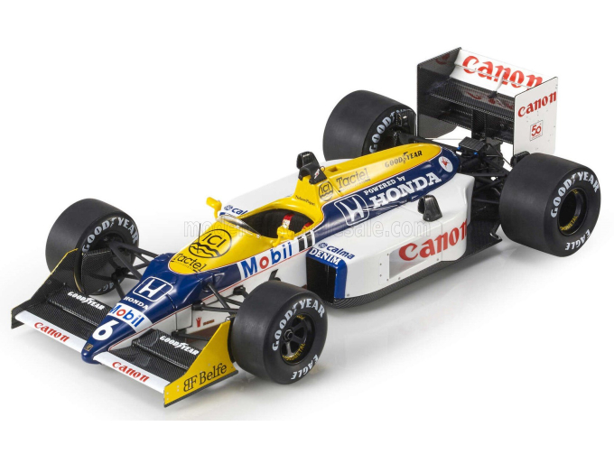 WILLIAMS F1 FW11B Honda №6 World Champion Winner GP Monza Italy (1987) Nelson Piquet