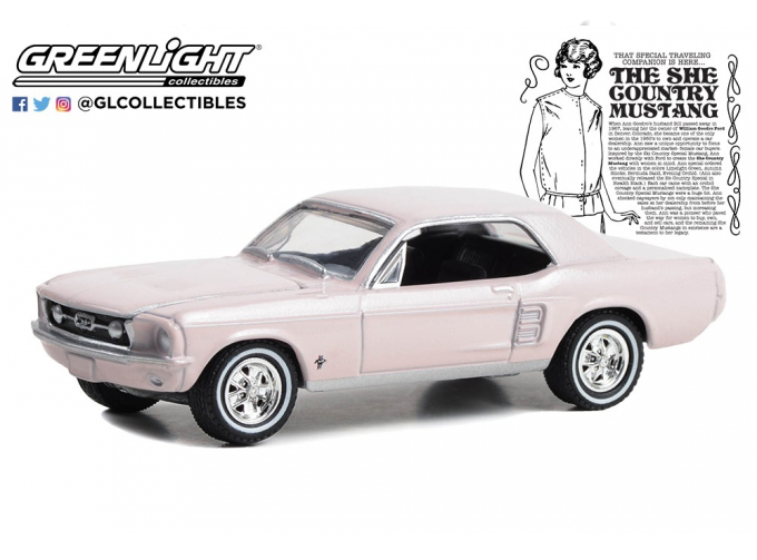 FORD Mustang Coupe "She Country Special" (1967), Bermuda Sand