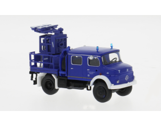 MERCEDES-BENZ LA 911 Lichtmastwagen THW Stuttgart (1966), blue