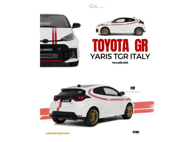 Toyota GR Yaris TGR Italy Limited Edition *Resin series*, pure white 2024