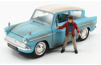 FORD Anglia 1959 Harry Potter - Movie - With Figure 2016, Light Blue