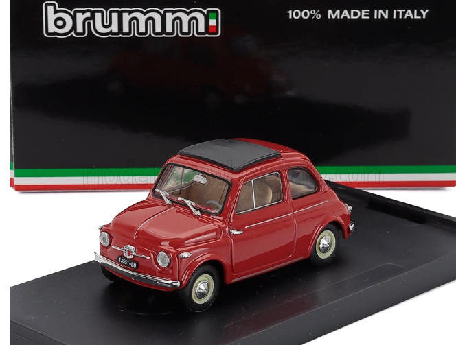 FIAT 500 Nuova Chiusa Closed (1959), Rosso Corallo - Red