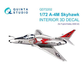 3D Декаль интерьера кабины A-4M Skyhawk (Fujimi/Hobby 2000)
