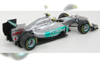 MERCEDES-BENZ GP F1 Mgpw02 Petronas №8 Showcar (2011) Nico Rosberg, Silver