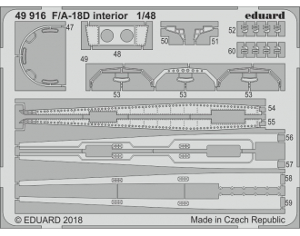 Фототравление для F/ A-18D interior