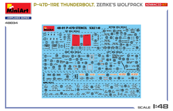Сборная модель DRAGON WINGS P-47d-11re Thunderbolt Airplane Military 1942