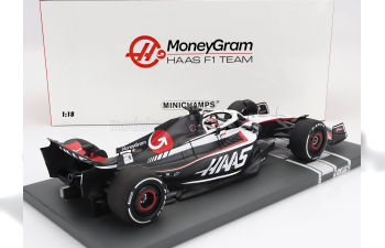 HAAS F1 Fw23 Team Moneygram Haas №20 Season (2023) Kevin Magnussen, White Black Red