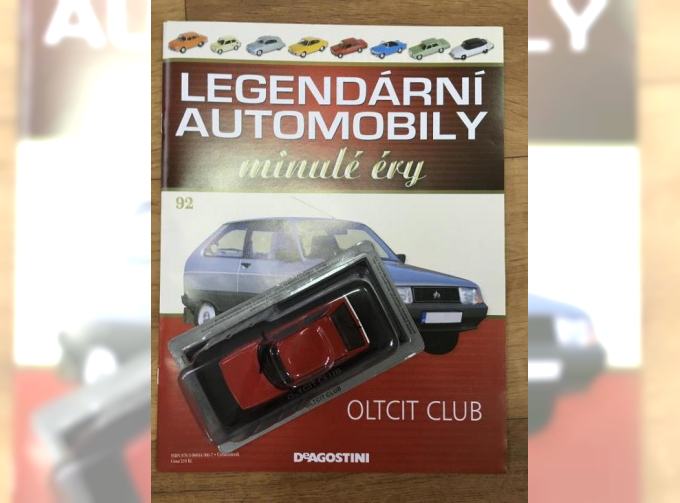 OLTCIT Club, Legendarni automobily minule ery 92