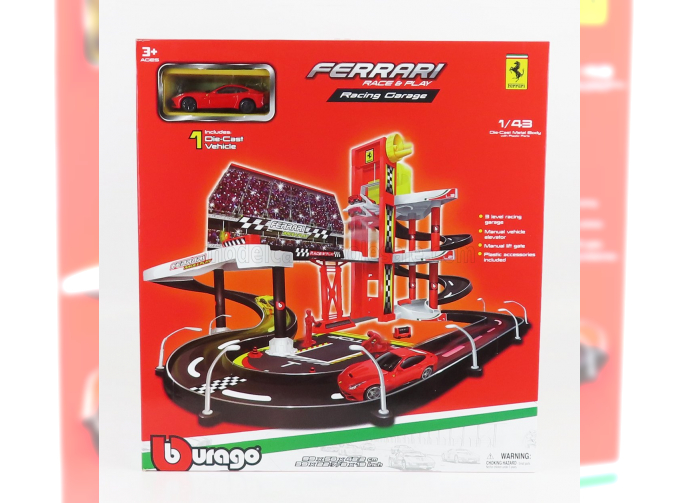 ACCESSORIES Diorama - Level Racing Garage With Ferrari F-12 2015, /