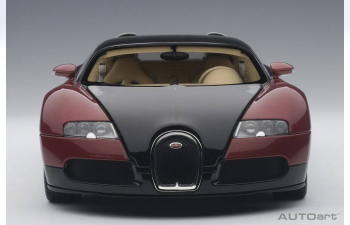 BUGATTI EB 16.4 Veyron production car #001, black / red