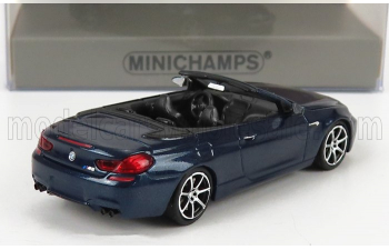 BMW 6-series M6 Cabriolet Open (f13) 2015, Blue Met