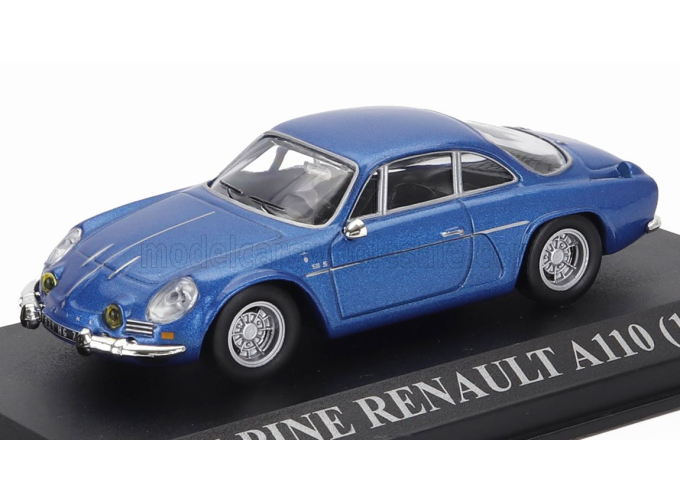 RENAULT Alpine A110 1973 - Silver Wheels, Blue Met