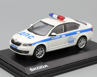 SKODA Octavia III (2012) Полиция Крыма, белый / синий