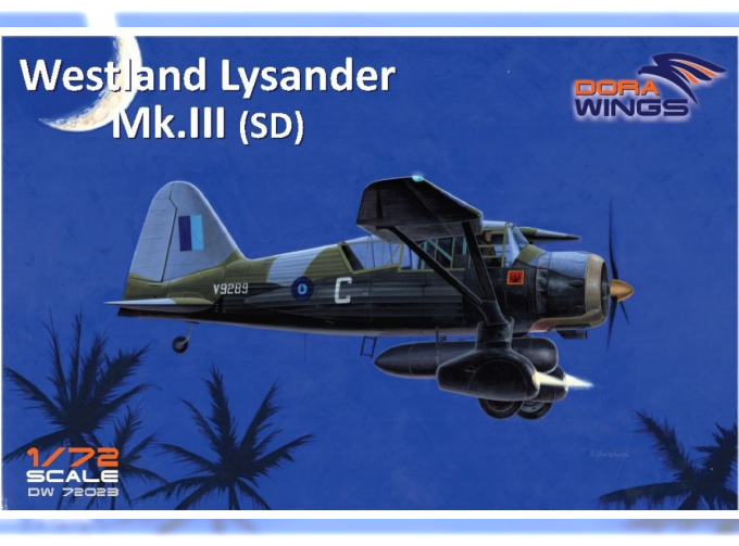 Сборная модель многоцелевой вспомогательный самолет Lysander Mk.III (SD)