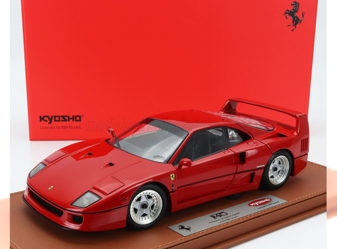 FERRARI F40 (1987) - Personal Car Gianni Agnelli - Con Vetrina - With Showcase, Rosso Corsa - Red