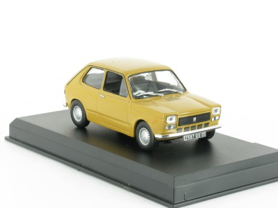 FIAT 127 1972, серия Auto Plus La Collection 67, желтый