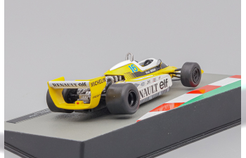 RENAULT F1 Rs10 Team Renault Elf N16 Season (1979) Rene Arnoux, yellow / white