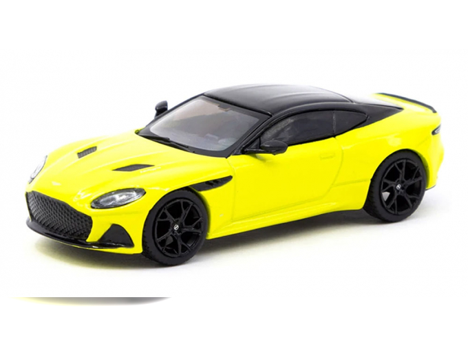 ASTON MARTIN DBS Superleggera, yellow metallic black