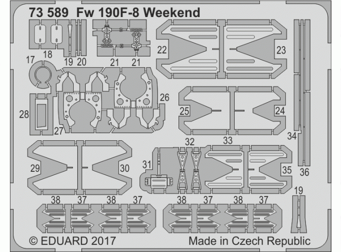 Фототравление для Fw 190F-8 Weekend