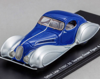 TALBOT Lago T150C SS Teardrop Coupe Figoni Falaschi (1937), blue