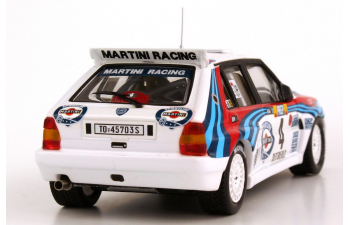 LANCIA Delta HF Integrale Rally Monte Carlo 1992 Martini Nr.4, Auriol / Occelli, white