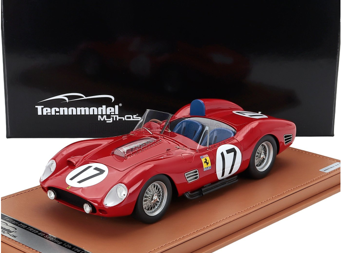 FERRARI 250tr Testarossa 3.0l V12 Spider Team N.a.r.t. North American Racing №17 3rd 12h Sebring Pedro Rodriguez - Ricardo Rodriguez (1961) , Red