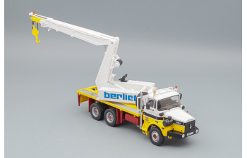 Berliet GBH 280 Crane Heavy Tow Truck, white / yellow