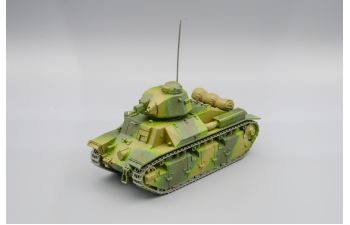 тягач Laffly S45 c прицепом Titan и танком Char D2