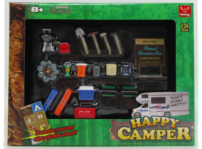 ACCESSORIES Set Camper Campeggio - Happy Camping Set Caravan, Various