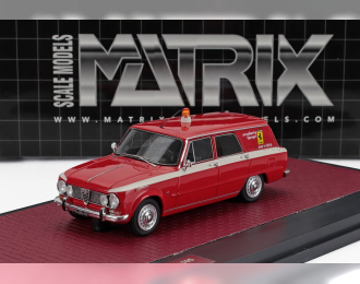 ALFA ROMEO Giulia Sw Station Wagon Scuderia Ferrari Assistance (1967), Red White